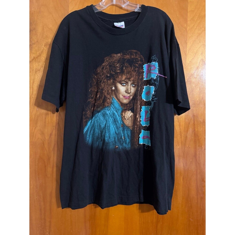 Vintage 90s Reba McEntire T Shirt Single Stitch Concert Tour Band Unisex Size XL
